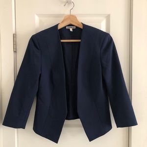 Express Blue / Navy cropped blazer